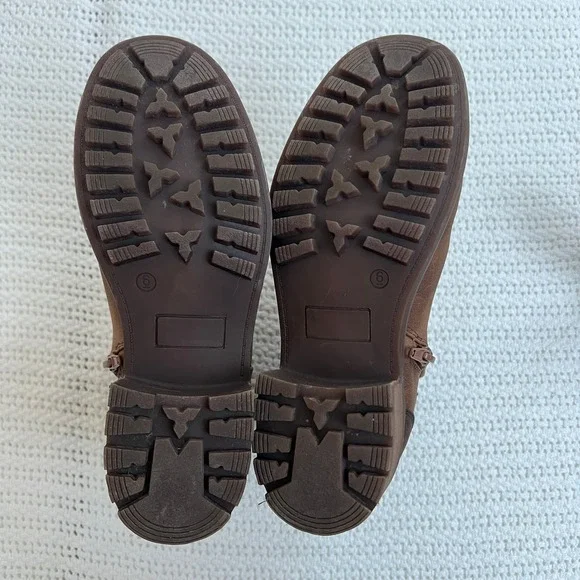 B-52 By Bullboxer Boots Brown Combat Ankle Chelsea Gorpcore Grunge 6 Hiking - Picture 5 of 10